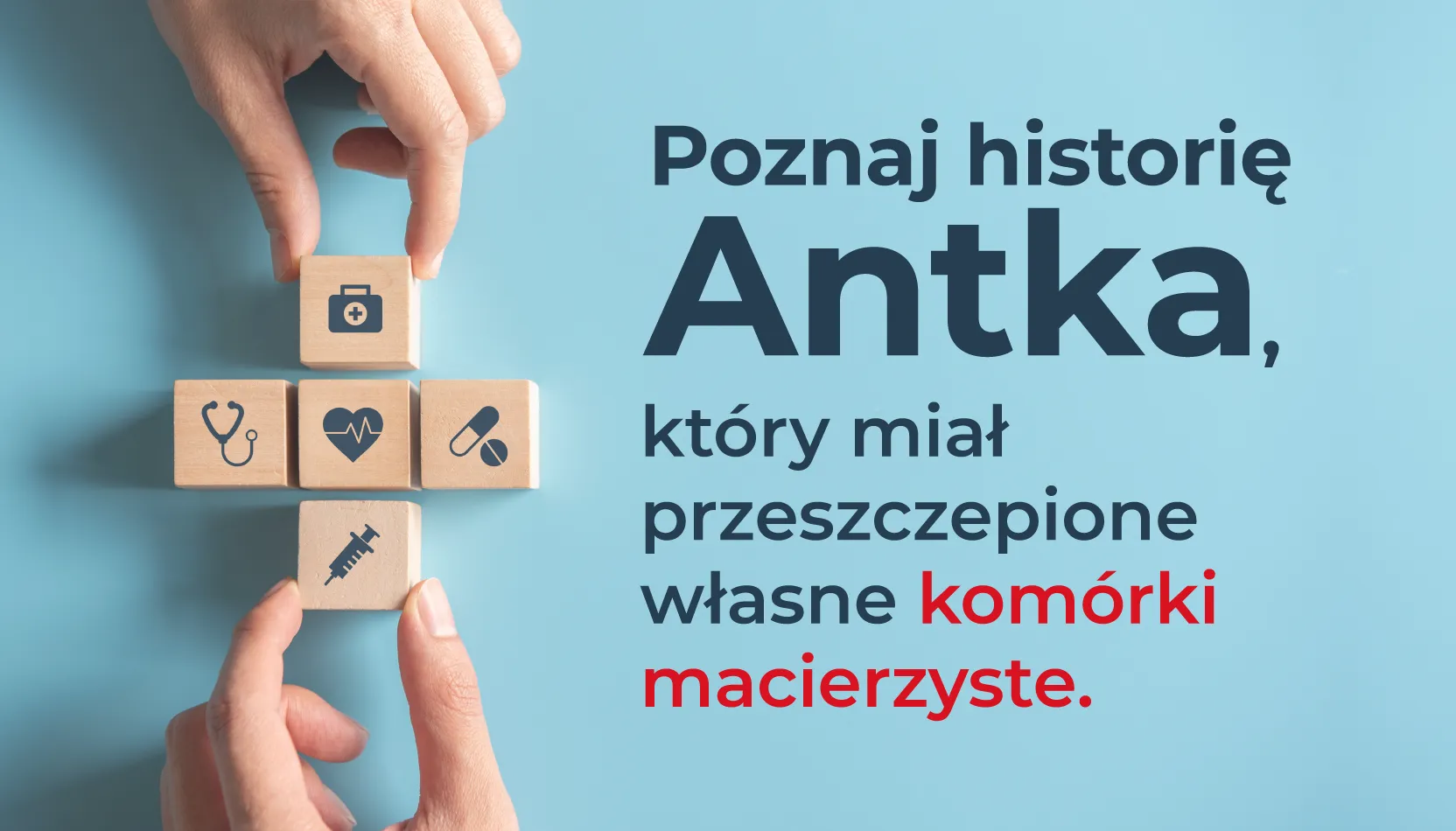 Historia Antka, który miał przeszczepione własne komórki macierzyste